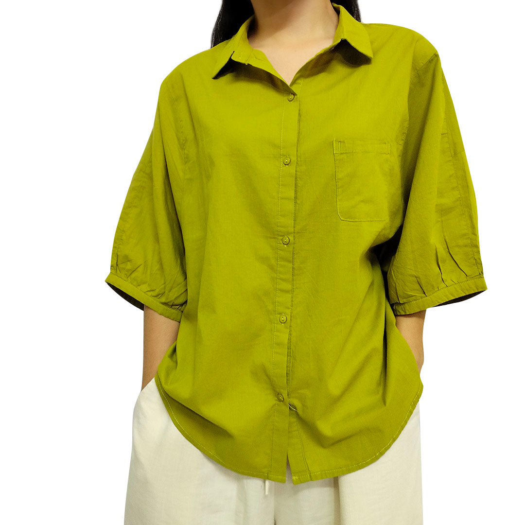 Loose-Fit Cotton Shirt