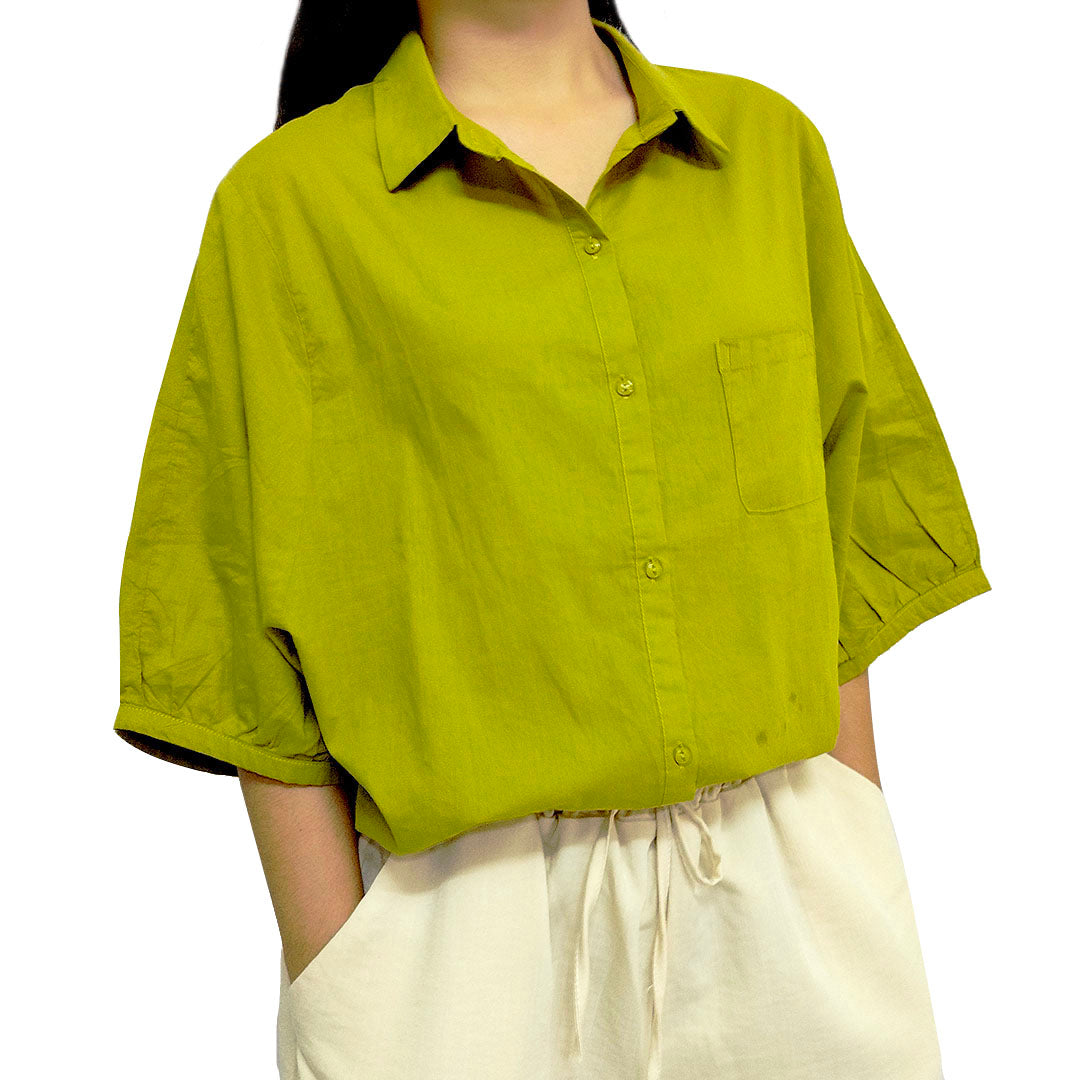 Loose-Fit Cotton Shirt