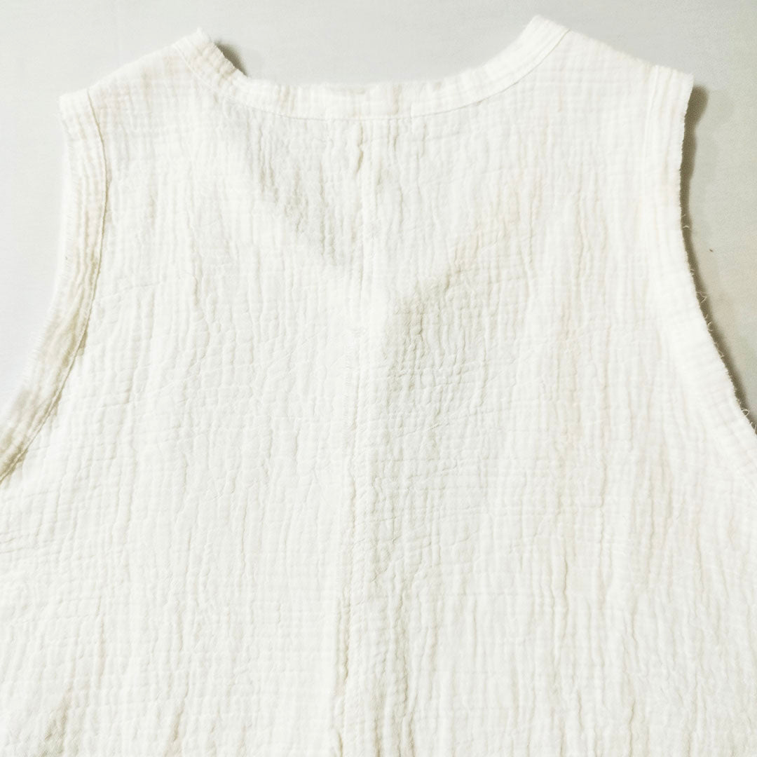 Soft Cotton Linen Women's New Arrival: Versatile, Travel-Friendly Artistic Vest