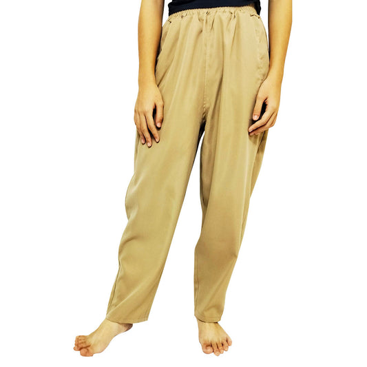 Loose-fitting straight-leg trousers