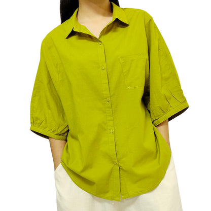 Loose-Fit Cotton Shirt