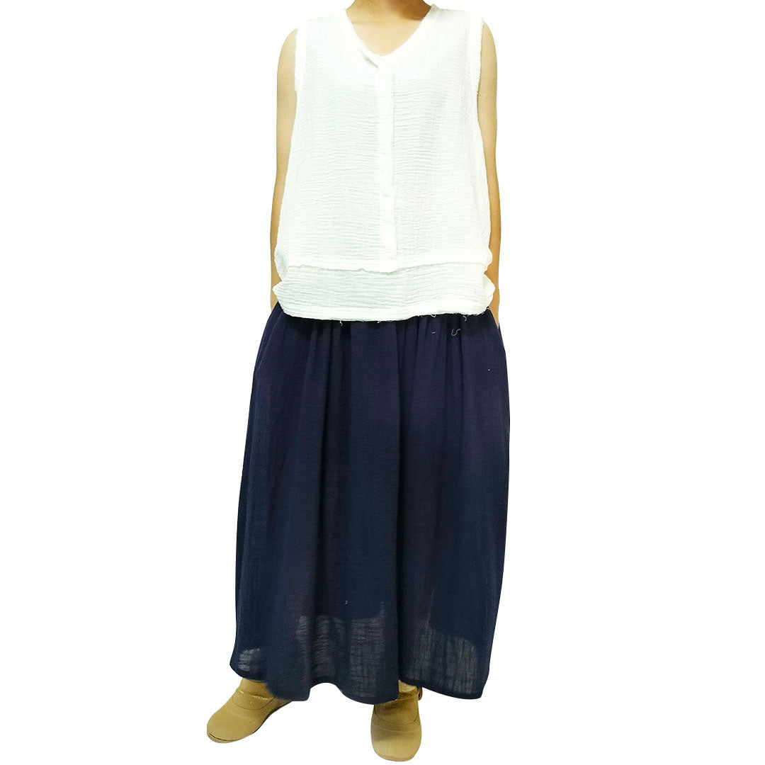 Soft Cotton Linen Women's New Arrival: Versatile, Travel-Friendly Artistic Vest