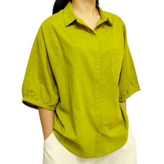 Loose-Fit Cotton Shirt